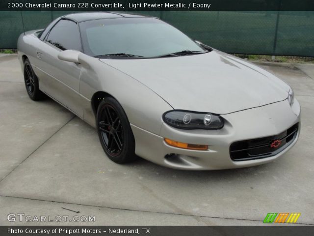 2000 Chevrolet Camaro Z28 Convertible in Light Pewter Metallic