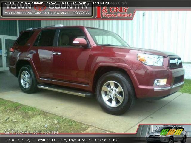 2010 Toyota 4Runner Limited in Salsa Red Pearl