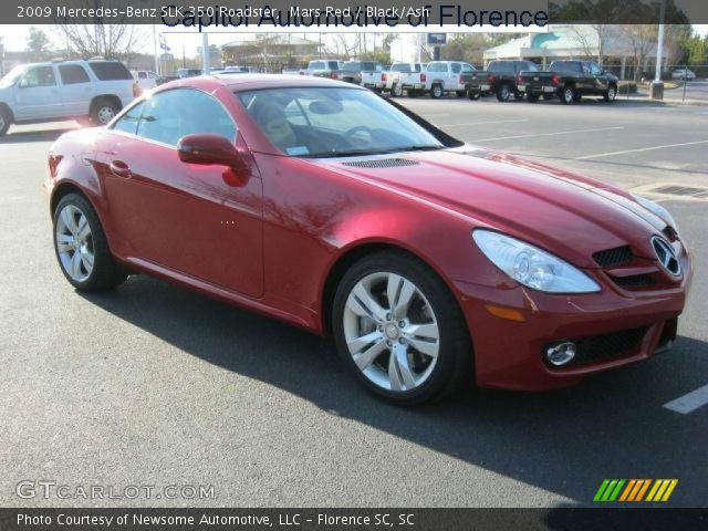 2009 Mercedes-Benz SLK 350 Roadster in Mars Red