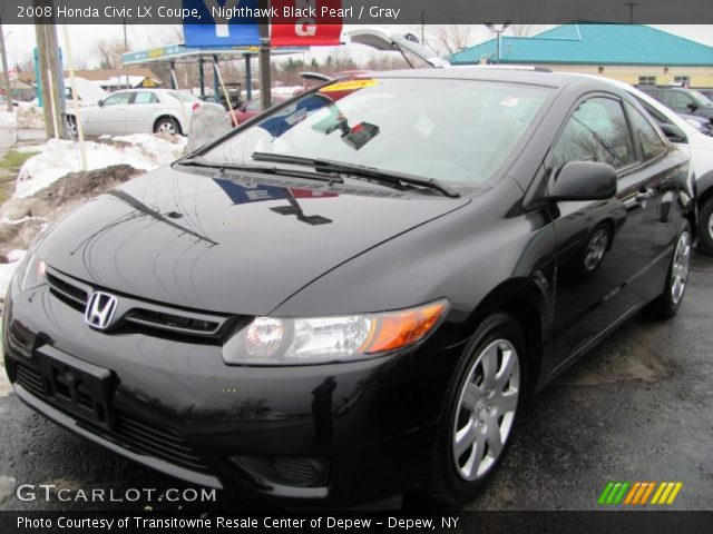 2008 Honda Civic LX Coupe in Nighthawk Black Pearl