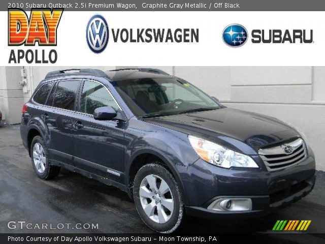 2010 Subaru Outback 2.5i Premium Wagon in Graphite Gray Metallic