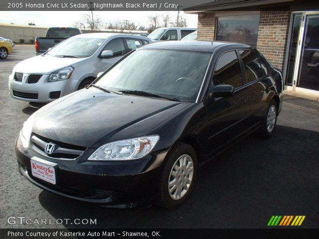 2005 Honda civic lx black #2