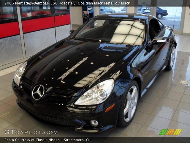 2006 Mercedes-Benz SLK 350 Roadster in Obsidian Black Metallic