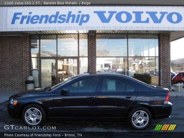 2006 Volvo S60 2.5T in Barents Blue Metallic