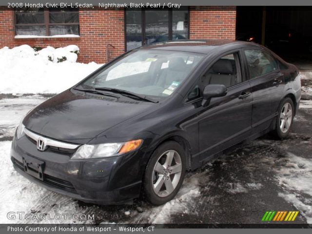 2008 Honda Civic EX-L Sedan in Nighthawk Black Pearl