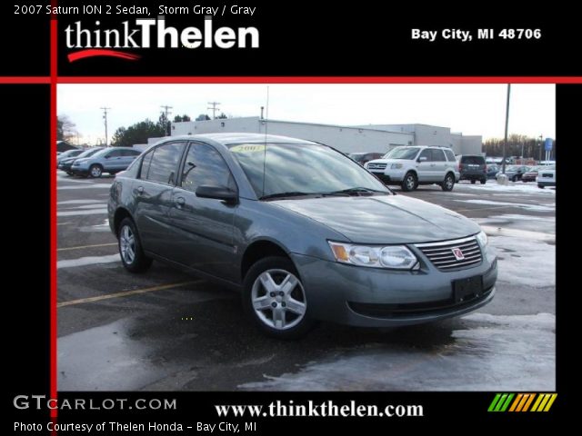 2007 Saturn ION 2 Sedan in Storm Gray