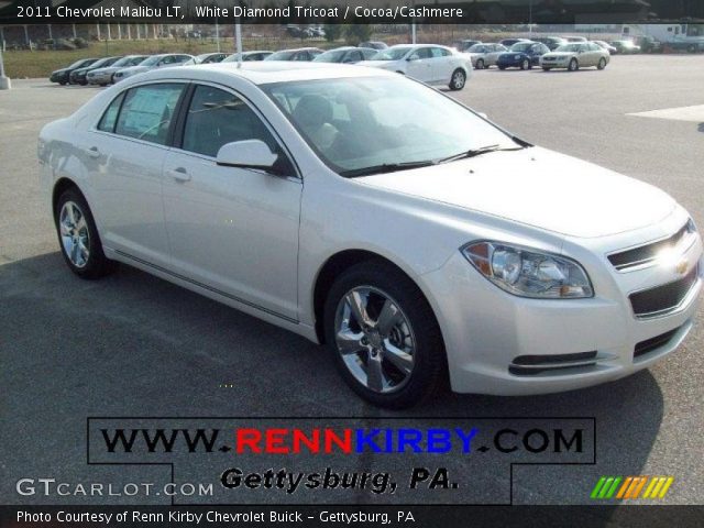 2011 Chevrolet Malibu LT in White Diamond Tricoat