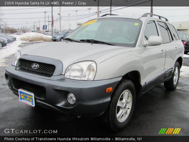 2004 Hyundai Santa Fe LX 4WD in Pewter