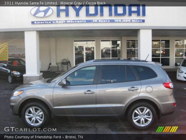 2011 Hyundai Santa Fe Limited in Mineral Gray