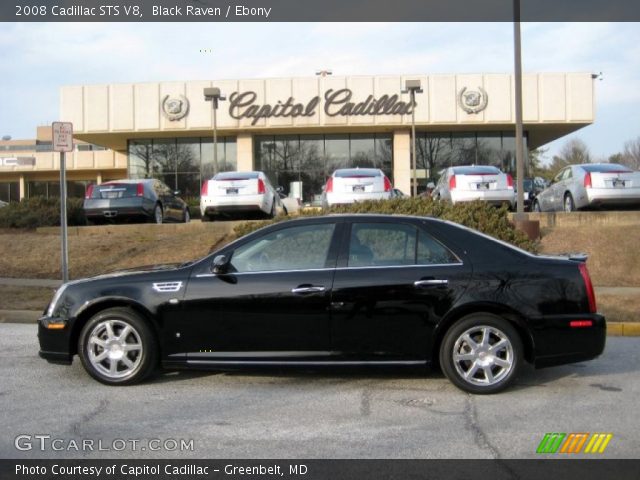2008 Cadillac STS V8 in Black Raven