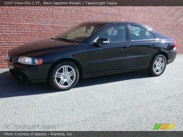 2007 Volvo S60 2.5T in Black Sapphire Metallic