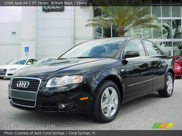 2006 Audi A4 2.0T Sedan in Brilliant Black