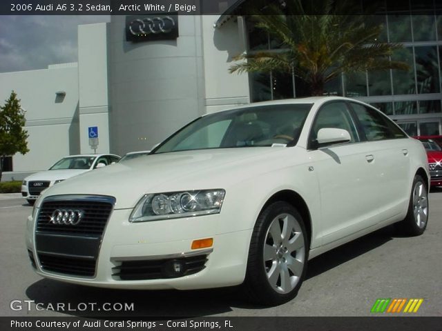 2006 Audi A6 3.2 Sedan in Arctic White