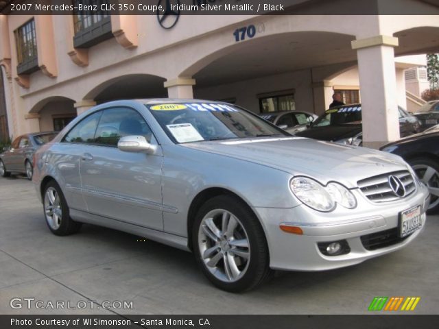 2007 Mercedes-Benz CLK 350 Coupe in Iridium Silver Metallic