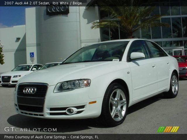 2007 Audi A4 2.0T Sedan in Ibis White