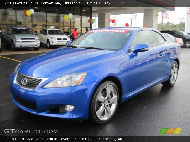 2010 Lexus IS 250C Convertible in Ultrasonic Blue Mica