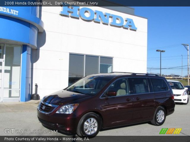 2008 Honda Odyssey EX-L in Dark Cherry Pearl