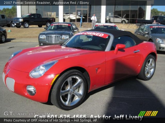 2007 Pontiac Solstice Roadster in Aggressive Red