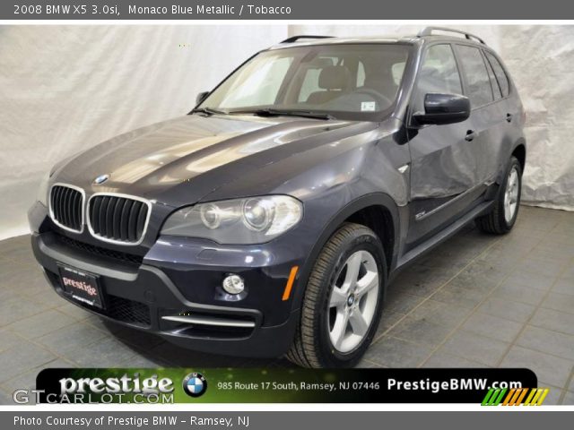 2008 BMW X5 3.0si in Monaco Blue Metallic