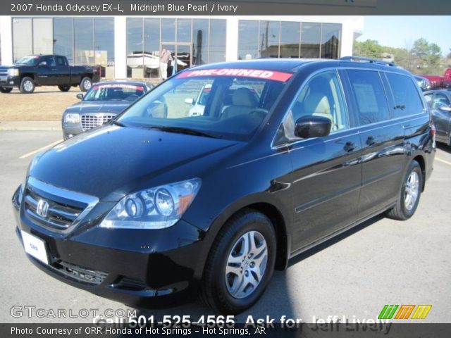 2007 Honda Odyssey EX-L in Midnight Blue Pearl