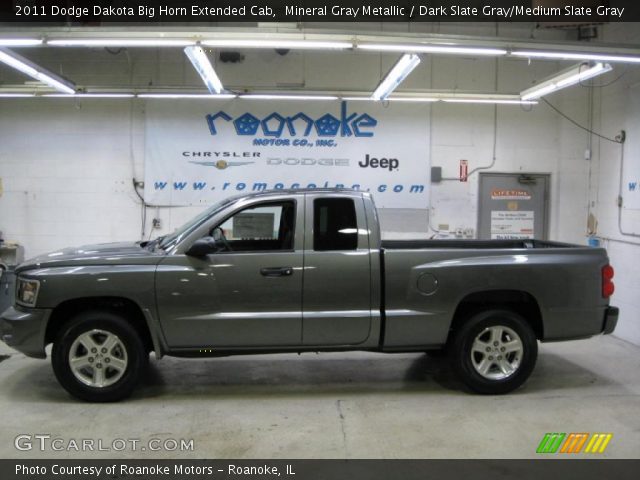 2011 Dodge Dakota Big Horn Extended Cab in Mineral Gray Metallic