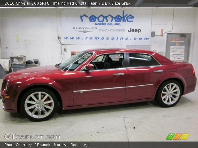 2010 Chrysler 300 SRT8 in Inferno Red Crystal Pearl