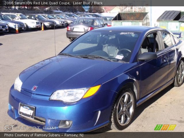 2006 Saturn ION Red Line Quad Coupe in Laser Blue