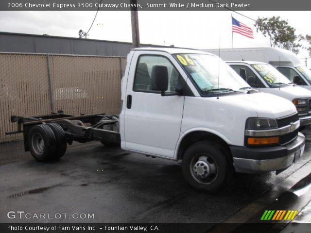 2006 Chevrolet Express 3500 Cutaway Chassis in Summit White