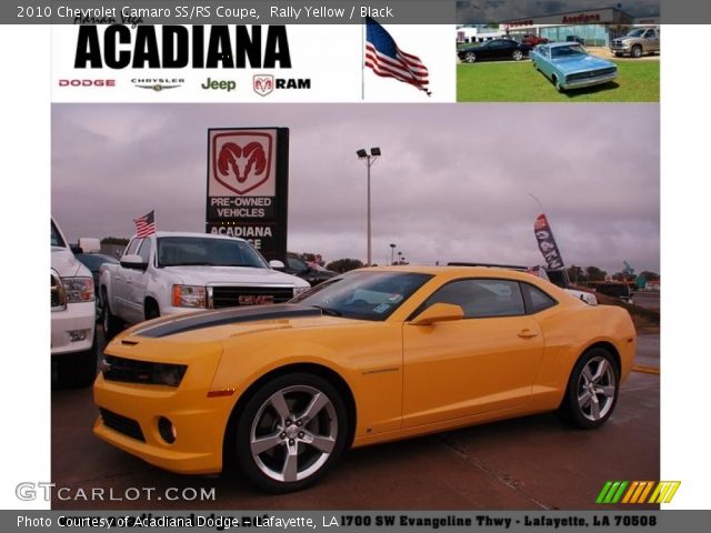 2010 Chevrolet Camaro SS/RS Coupe in Rally Yellow