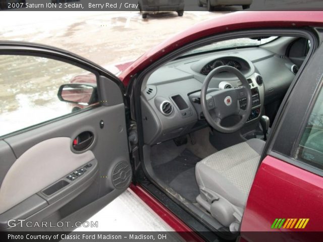 2007 Saturn ION 2 Sedan in Berry Red