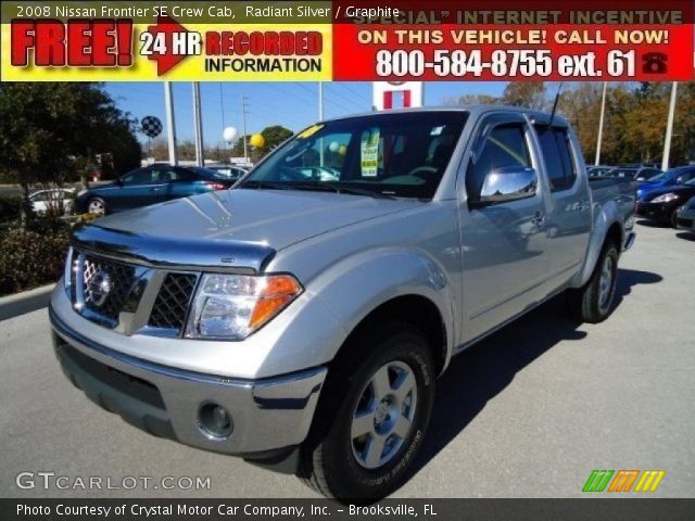 2008 Nissan Frontier SE Crew Cab in Radiant Silver