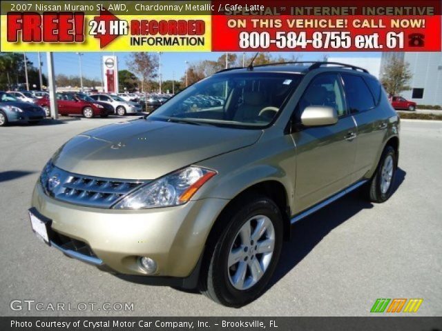 2007 Nissan Murano SL AWD in Chardonnay Metallic