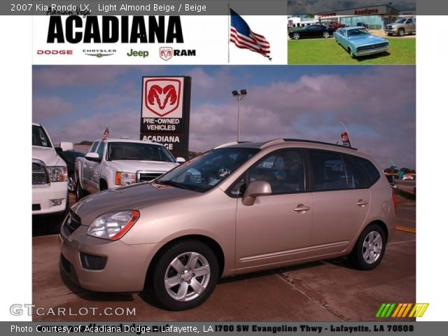 2007 Kia Rondo LX in Light Almond Beige
