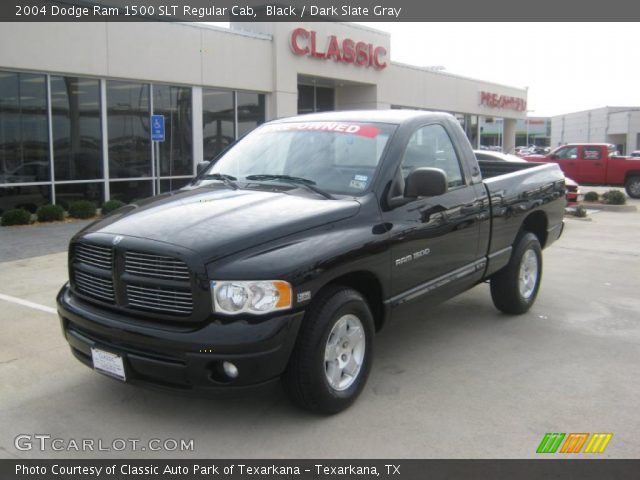 2004 Dodge Ram 1500 SLT Regular Cab in Black