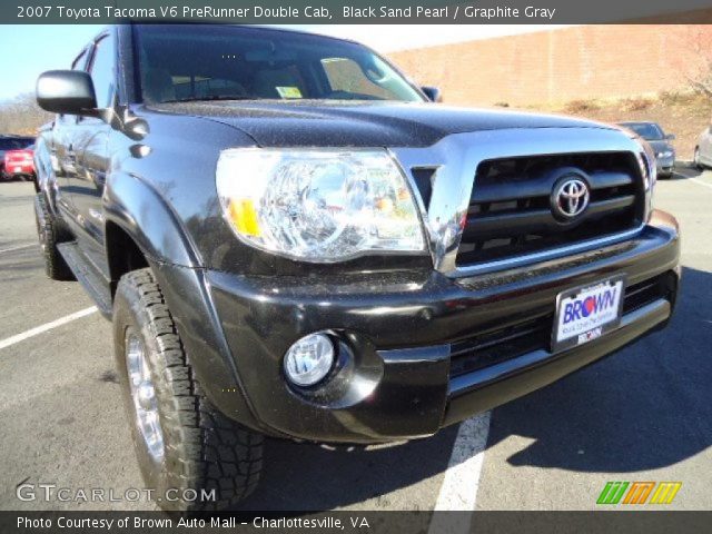 2007 Toyota Tacoma V6 PreRunner Double Cab in Black Sand Pearl
