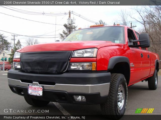 2006 Chevrolet Silverado 3500 LT Crew Cab 4x4 in Victory Red