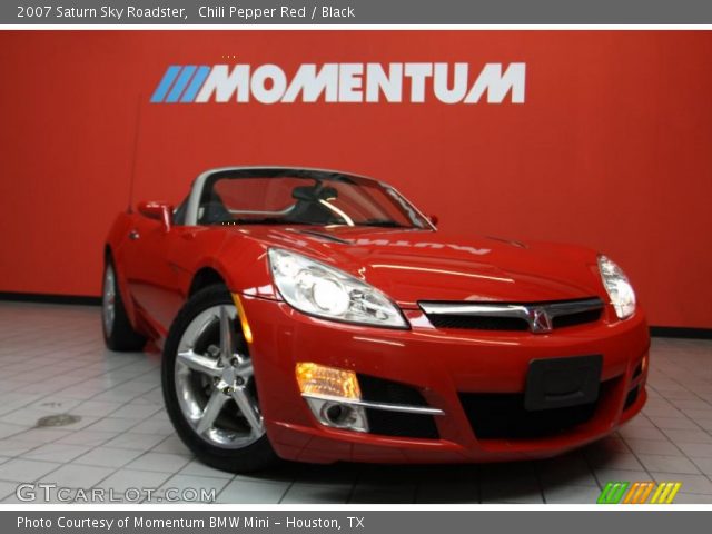 2007 Saturn Sky Roadster in Chili Pepper Red