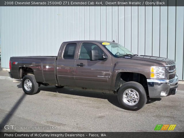 2008 Chevrolet Silverado 2500HD Z71 Extended Cab 4x4 in Desert Brown Metallic