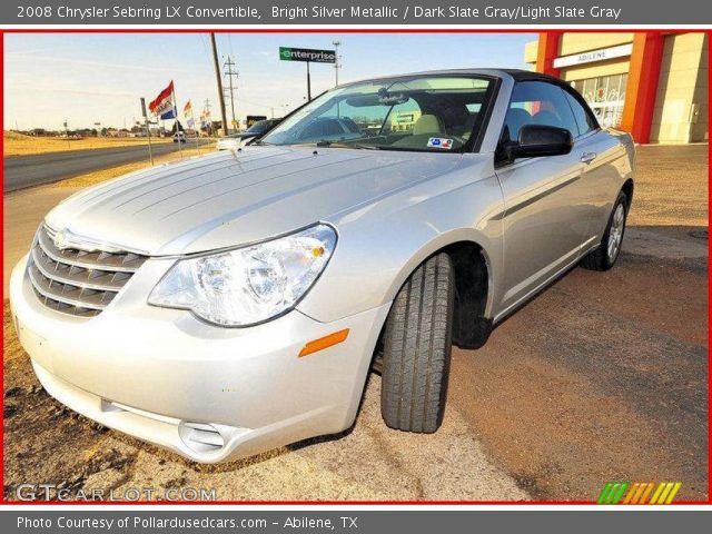 2008 Chrysler Sebring LX Convertible in Bright Silver Metallic