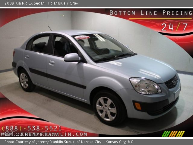 2009 Kia Rio LX Sedan in Polar Blue