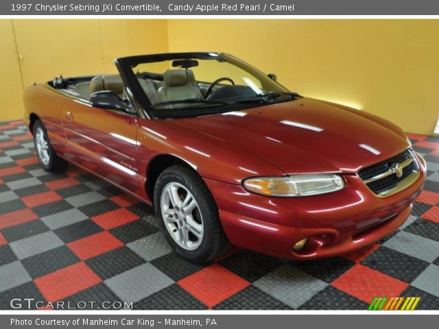 1997 Chrysler Sebring JXi Convertible in Candy Apple Red Pearl