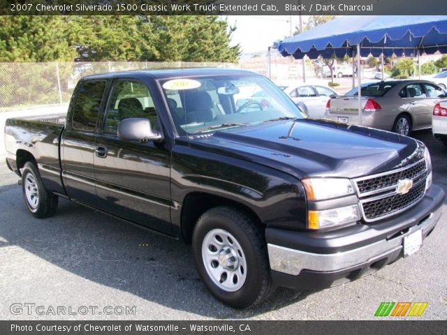 2007 Chevrolet Silverado 1500 Classic Work Truck Extended Cab in Black