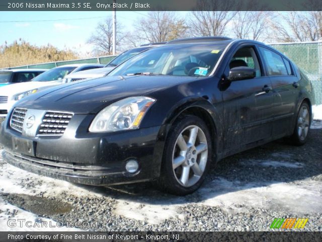 2006 Nissan Maxima 3.5 SE in Onyx Black