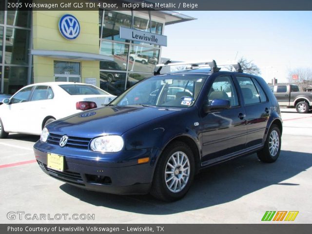2005 Volkswagen Golf GLS TDI 4 Door in Indigo Blue Metallic