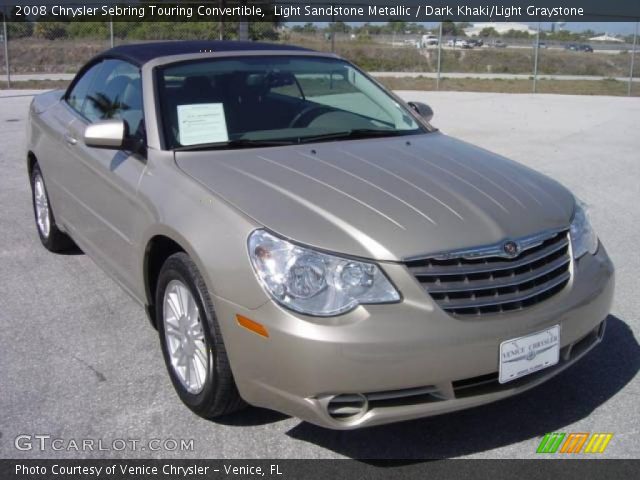 2008 Chrysler Sebring Touring Convertible in Light Sandstone Metallic