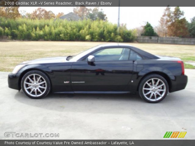 2008 Cadillac XLR -V Series Roadster in Black Raven