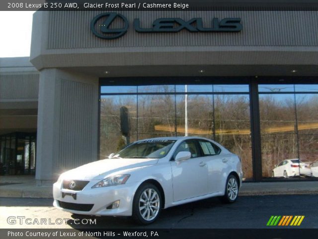2008 Lexus IS 250 AWD in Glacier Frost Pearl