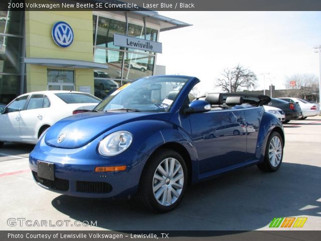2008 Volkswagen New Beetle SE Convertible in Laser Blue