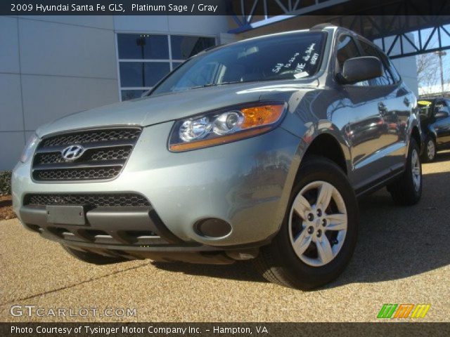 2009 Hyundai Santa Fe GLS in Platinum Sage