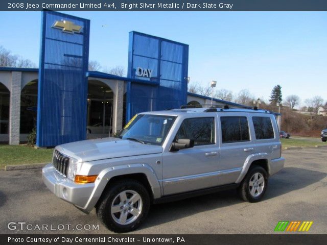 2008 Jeep Commander Limited 4x4 in Bright Silver Metallic